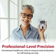 PTS Panels Cholesterol At-Home Self-Test Strips, Cholesterol Testing, 25 Tests, For Use with CardioChek Analyzer (Sold Separately), Fast 45-Second Blood Test for Home Use