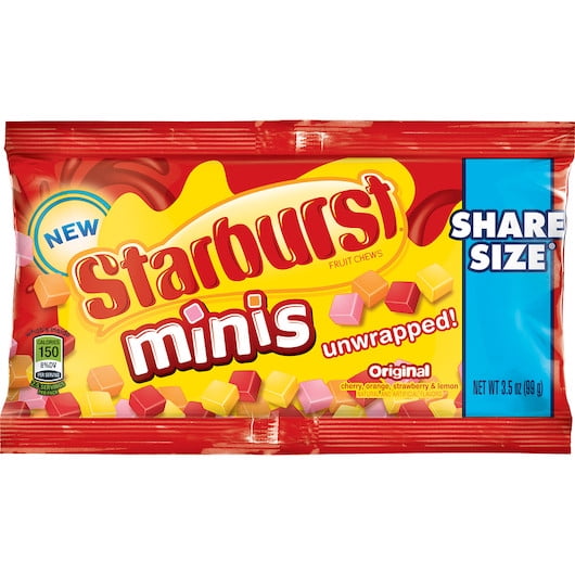 (Price/case)Starburst Minis Share Size 15-3.5 Ounce - 6 Per Case