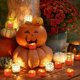 thumbnail image 5 of 24 Pack Orange Tea Light Candles, Battery Operated LED Tealights, Small Pumpkins Lights, Flameless Votives, Electric Fake Tea Candles Realistic for Ha, 5 of 5