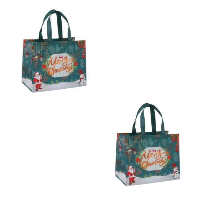 Thinsony Festive Gift Bags – Decent Size And Package Contents Gift Bags For Christmas Candy Bag Christmas Candy Cookie Bag A7 2Set