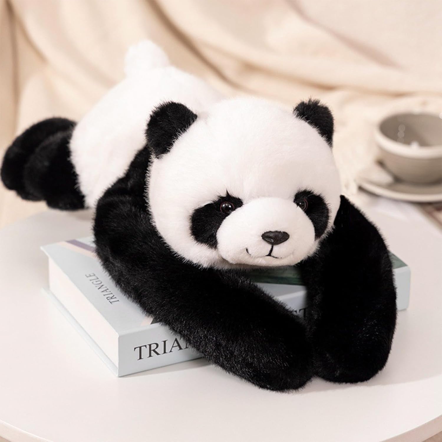 25.6 inch Panda Weighted Stuffed Animals, Weighted Plush Animal, Cute Soft Plush Toy Pillow Hugging Plushie Birthday Gifts for Kids Adults