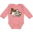 thumbnail image 3 of Inktastic Cute Horse, Sheep, Cow, Pig, and Rooster Farm Animals Boys or Girls Long Sleeve Baby Bodysuit, 3 of 5