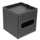 thumbnail image 5 of Funda para caja de pañuelos de cuero sintético, organizador para rollos de papel de encimera de baño, 5 of 6