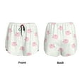 thumbnail image 6 of Uemuo Cute Pigs Pattern Women's Athletic Shorts High Waisted Running Shorts with Liner Pockets Gym Elastic Workout Shorts-, 6 of 9
