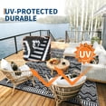 thumbnail image 5 of Outdoor Area Rug Waterproof Plastic Straw Rug, Plastic Straw RV Mat, Stain-Resistant Indoor Outdoor Carpet for Patio, Deck, Balcony, Picnic & Beach, 5 of 9