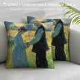 thumbnail image 3 of Orinice Love in the Field Graphic Decorative Cushion Throw Pillow Cover High-Quality Spring Pillow Case 1PC 18x18in, 3 of 5