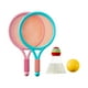 thumbnail image 3 of Juego de tenis de bádminton para niños, raquetas de tenis para niños, juego deportivo, raqueta de bádminton Rosado azul, 3 of 8