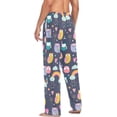 thumbnail image 6 of FREEAMG Men's Cotton Pajama Pants Lounge Sleep Pants Soft Sleepwear Pajama Bottoms with Pockets, 6 of 7