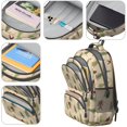 thumbnail image 4 of Bigfoot and Mountain Beige Pattern Backpack for School, Cute School Bag with Adjustable Shoulder Straps and Padded Back, 16.9"x12.6"x5.9", 4 of 5