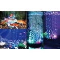 thumbnail image 3 of Underwater night light with multicolor LED bubbles for aquarium, aquarium air diffuser stone disc, round bubbler with automatic color change., 3 of 4
