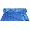 thumbnail image 2 of Patchwork Indigo Blue Cotton Kantha Quilt Bedspread Reversible Blanket Throw Bohemian Hippie Handmade HandBlock Cotton Bedding Blanket Cover, 2 of 4