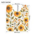 thumbnail image 5 of Yayeee Bath Rug for Bathroom Floor Non Slip Rectangle Fluffy Soft Absorbent Mat, 16"x24", Watercolor Sunflowers, 5 of 7