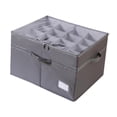 thumbnail image 3 of Organizador de zapatos Strade Fareast Limited contenedor de 16 compartimentos Gris, 3 of 8