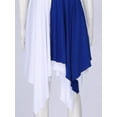 thumbnail image 7 of Rswnyirn Women's Tunic Sleeveless Color Block Lyrical Dance Dress Liturgical Praise Worship Dance Blue S, 7 of 7