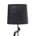 thumbnail image 3 of Benjara Ree 24" Accent Table Lamp- Monkey Resin Sculpture- Drum Shade- Bronze, 3 of 6