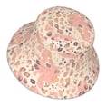 thumbnail image 5 of Fisherman Hat 22.8×5.9in Skin-Friendly Lightweight Breathable Folding Reflective Double Face For Daily Travel Business Camping Rose Gold Foil Leopard Print_42, 5 of 8