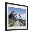 thumbnail image 2 of Stupell Industries Coastal Summer Boardwalk Stroll Black Framed Print Under Glass, 16 x 13, by Franklyn Gregory, 2 of 8