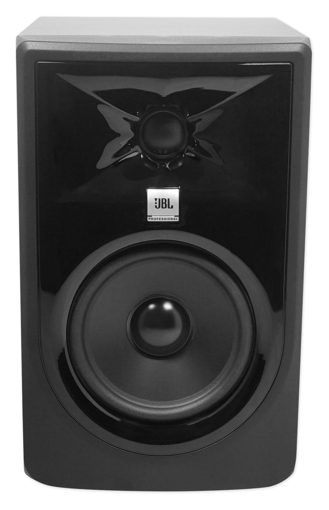 (2) JBL 305P MkII 5" Powered Studio Monitors+Stands+Pads+Powered Subwoofer Sub