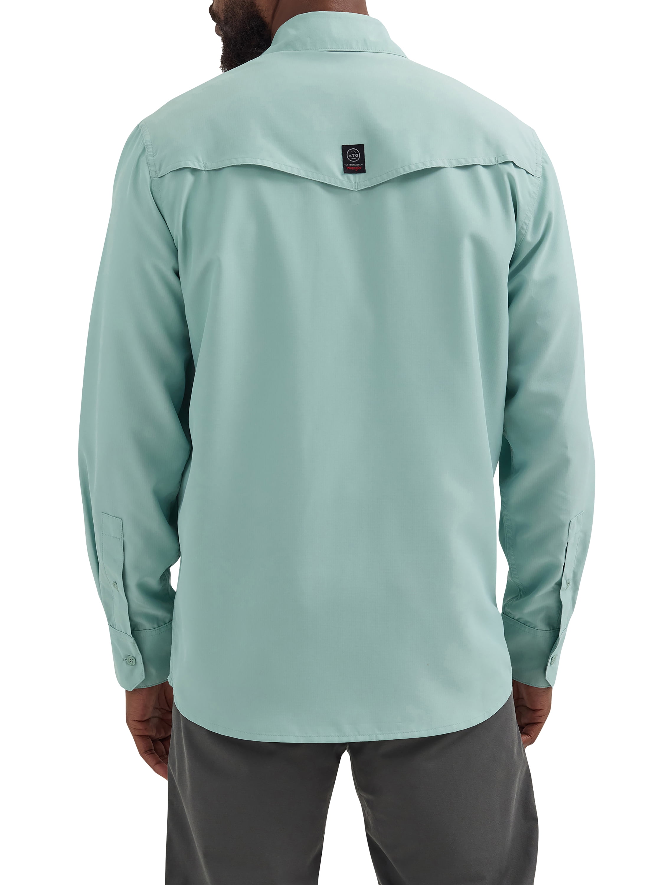 Wrangler?? ATG Men's Western Performance Shirt with UPF 40+ Protection, S-2XL