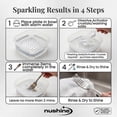 thumbnail image 4 of Nushine Magic Cleaning Plate (Small 11.5 x15.4cm) - Rapidly Cleans Many Items at Once! Reuse Multiple Times, no Harsh Chemicals Involved, 4 of 24