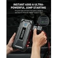thumbnail image 3 of Jump Starter AstroAI S8 Ultra 4000A para gasolina de 10 litros y diésel de 8 litros, 3 of 8