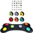 thumbnail image 1 of Dog Communication Buttons, Qyaukm 6-Pack Recordable Talking Button Set with Sound Mat, Training Kit for Dogs to Express Needs, 1 of 9