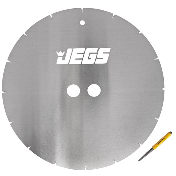 JEGS 15" Wheel/Rim Screw Template Up to 16 screws per side for each Wheel/Rim