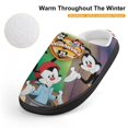 thumbnail image 4 of Animaniacs Slippers for Kids, Cute Soft Plush Anti-slip Fluffy Fuzzy House Slippers Warm Soft Plush Non-Slip Indoor Outdoor Slip-on Shoes for Boys Girls, 4 of 8
