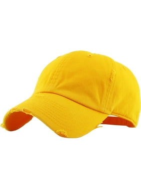 Washed Solid Vintage Distressed Cotton Dad Hat Adjustable Baseball Cap Polo Style