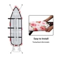thumbnail image 4 of HELLHERO Strawberry Rose Pattern Ironing Board Cover 3 Fasteners Replacement Elastic Edge Non-Slip, 4 of 5
