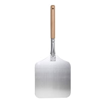 58cm Wood And Aluminum Pizza Peel Shovel Square Pizza Lift Pizza Turner For Kitchen Baking Tools