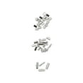 thumbnail image 4 of Blue Moon Beads Silver Ribbon Crimp Findings for DIY Jewelry Making, 39 Piece-Unisex, Adult, 4 of 5