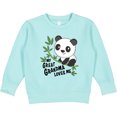 thumbnail image 2 of Inktastic My Great Grandma Loves Me Cute Panda Toddler Sweatshirt, 2 of 4