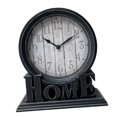 thumbnail image 4 of Reloj de escritorio analógico de estilo europeo sin tictac, decorativo para mesa de cocina. Borde plateado, 4 of 9