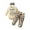Beige, variant on Godderr 3PCS Newborn Baby Girls Letter Tops Clothing Outfits Lace Romper Pants Headband Bowknot Trousers Long Sleeve Trousers Spring Autumn Tops Outfits for 0-18M