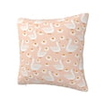 thumbnail image 2 of Wukai Geese and Flower Premium Polyester Fleece Pillow Covers with Hidden Zipper Closure,Luxuriously Soft and Durable-16"x16", 2 of 7