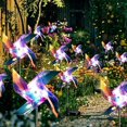 thumbnail image 3 of Hnjugfe  2pcs Yard Garden Wind Spinners with Solar Lights, Outdoor Metal Wind Spinners, Lawn Yard Art Garden Decor, 3 of 6