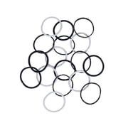 Goody Ouchless Black Geometric Hair Elastics, 30 Count