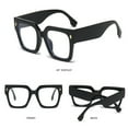 thumbnail image 7 of Fashion Oversized Blue Light Blocking Glasses for Unisex Big Square Frame Computer Eyewear Stylish and Protective for All-Day Use, 7 of 7