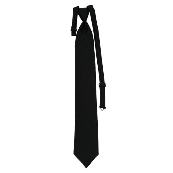 Men’s Paisley Black Formal Satin Pre-Tied Necktie Tie in a Variety of Colors by Spencer J’s Signature Satin Collection