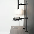 thumbnail image 3 of VIVO Steel Universal Full Motion Pole Mount, 26 Inch Keyboard and Mouse Tray, 3 of 8