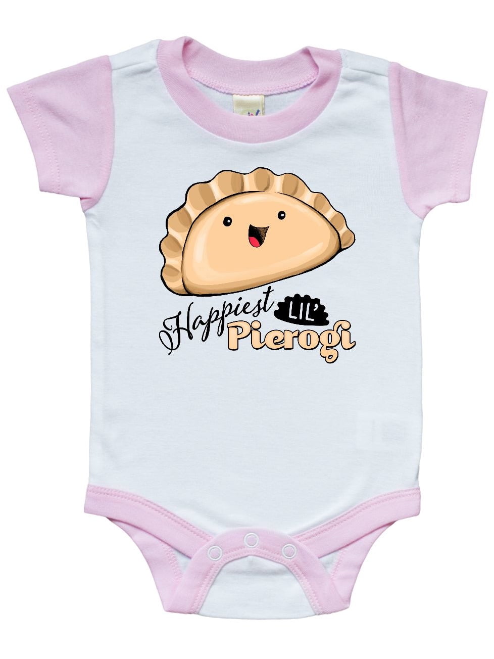 Inktastic Happiest Lil/' Pierogi Infant Creeper Food Cute Polish Cuisine Tasty