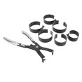 thumbnail image 3 of Engine Piston  Compressor , Ratcheting Lock  Universal Fit 6 Band Size Piston  Compressor Set  for Car Maintenance, 3 of 8