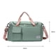 thumbnail image 3 of Bolsa De Gimnasio Deportiva Bolso de gimnasio para deportes al aire libre Bolso de hombro de viaje de fitness de gran capacidad (Verde), 3 of 5