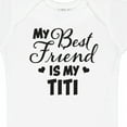 thumbnail image 4 of Inktastic My Best Friend is My Titi with Hearts Boys or Girls Baby Bodysuit, 4 of 5