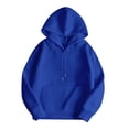 thumbnail image 4 of JGNGSHN Womens Hoodies Oversized Long Sleeve Hooded Pullover Casual Solid Color Sweatshirts Fashion Drawstring Tops with Pockets, 4 of 6