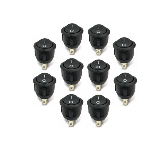 1er 250v 6a Interruptor De 2 Pines Encendido / Apagado Interruptor De Palanca Sharpla Interruptor basculante redonda
