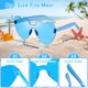 thumbnail image 5 of Gafas de Sol Azules en Forma de Corazón Geopty, Paquete de 14 para Mujer, 5 of 7
