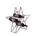 thumbnail image 2 of Room Designs  Wine Rack Brushed Copper Vintage Star, 2 of 5