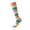 Pink, variant on Womens Athletic Rainbow Socks Colorful Compression Calf Socks Moisture Wicking Sport Socks Breathable Knee High Socks Energetic Workout Outfits Fitness Running Sock
